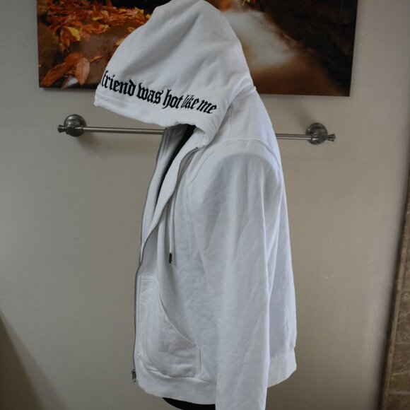 PUSSYCAT DOLLS DON'T CHA WISH HOT LIKE ME HOODIE size S Small DAMAGED ZIP ZIPPER - Picture 7 of 15